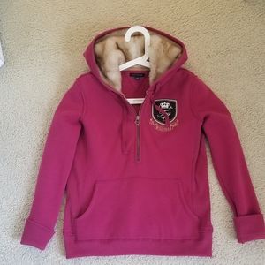 Tommy Hilfiger Faux Fur Hoodie Sweater